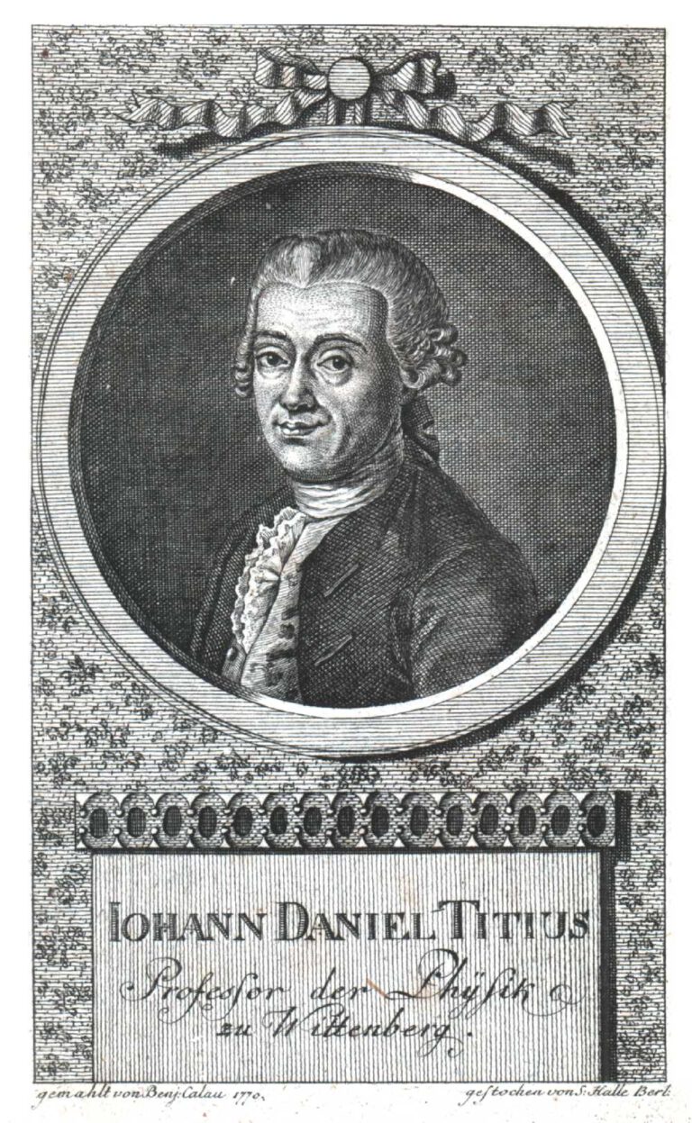 Johann Daniel Titius Universität Wittenberg LEUCOREA